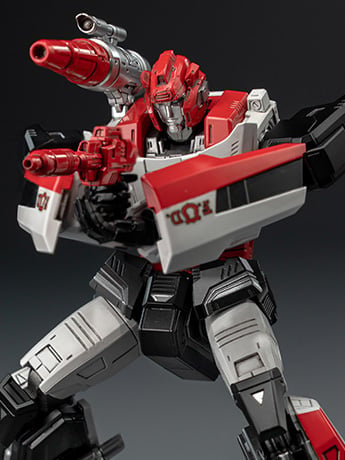 threezero Transformers MDLX Articulated Figure Series Red Alert 5.9-Inch Action Figure