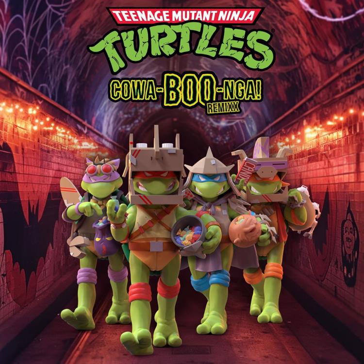 Mighty Jaxx Teenage Mutant Ninja Turtles Cowa-BOO-nga! Remixx Leonardo 6-Inch Collectible - View 4