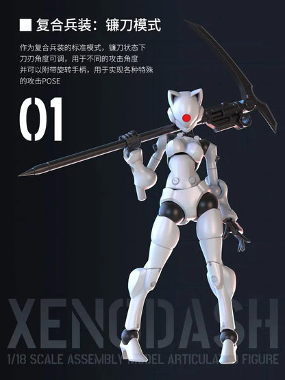Sheik Mainland 3 Min Project Xenodash (Pink Ver.) 1/18 Scale Plastic Model Kit - View 4