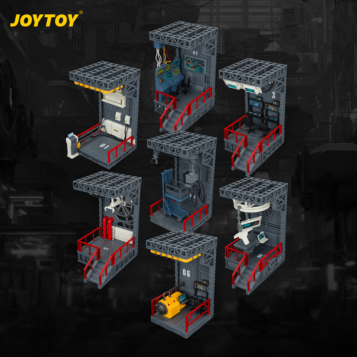 JoyToy Dark Source Hangar Style Diorama Display Base (01) 1/25 Scale 10.3-Inch Collectible - View 14
