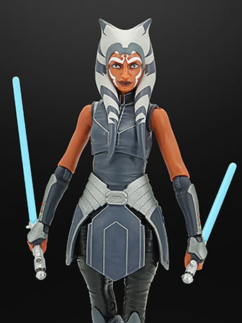 Hasbro Star Wars: The Black Series 6-Inch Ahsoka Tano The Clone Wars Plastic Action Figure