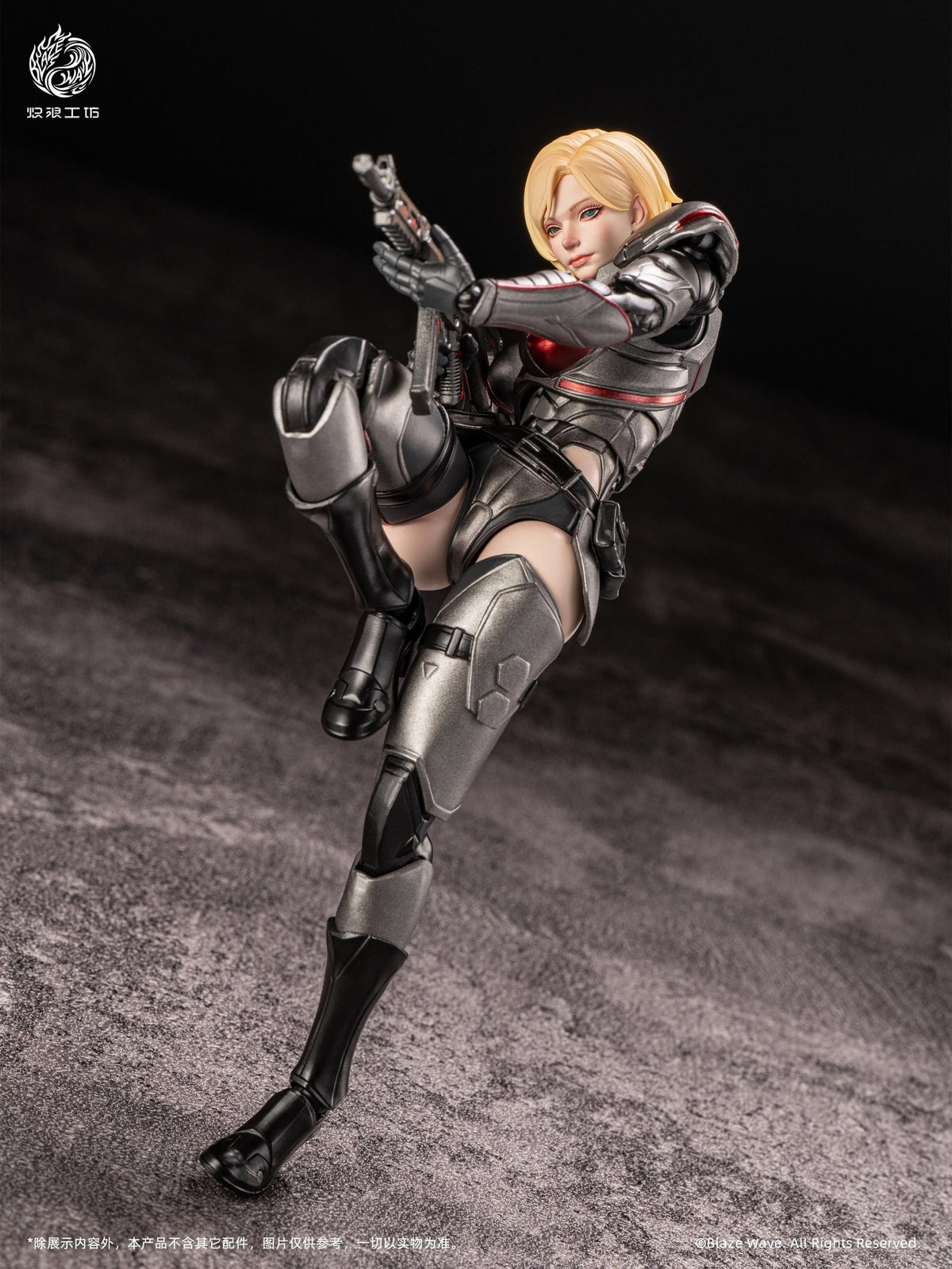 Blazing Wave Studio Valkyrie Brunhilde 1/12 Scale Action Figure 6.5-Inch - View 4
