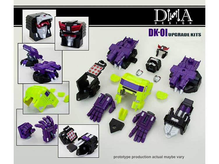 DNA Design DK-01 Upgrade Kit Plastic Model Accessory Set - View 2