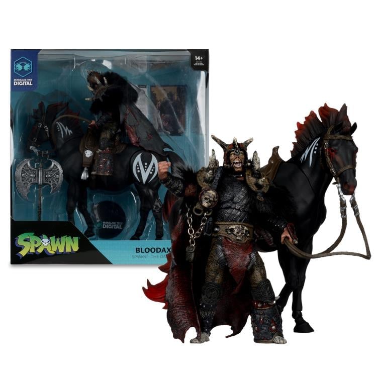 McFarlane Toys Spawn: The Dark Ages Spawn the Bloodaxe with Horse Action Figure Two-Pack - View 15