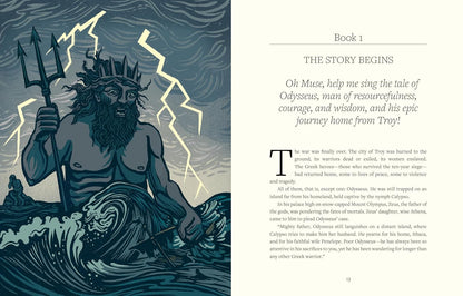 Clarkson Potter Homer's Odyssey An Illustrated Retelling Book - View 3