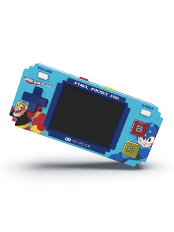 My Arcade Mega Man Pixel Pocket Pro (6-Games-in-1) Portable Gaming System