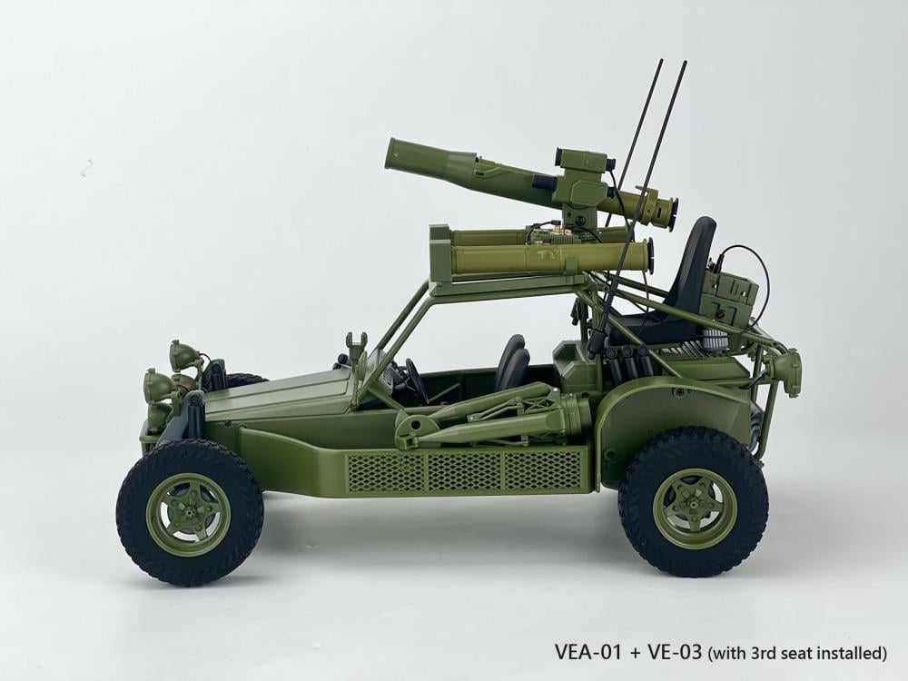 Fans Hobby VEA-01 Missile Launcher Set 1/12 Scale Plastic Accessory 4-Inch - View 19