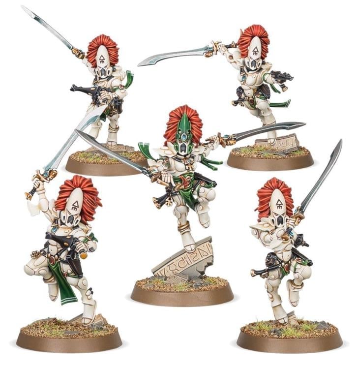 Games Workshop Warhammer 40,000 Aeldari Howling Banshees Citadel Plastic Miniatures Set - View 3