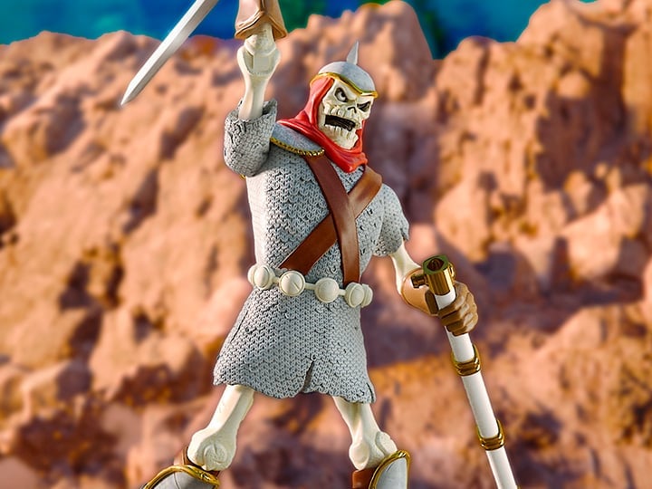 Super7 Dungeons & Dragons Ultimates Dekkion (Skeleton Warrior) Action Figure - View 2