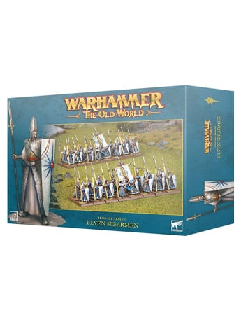 Games Workshop Warhammer The Old World High Elf Realms Elven Spearmen Citadel Miniatures Set