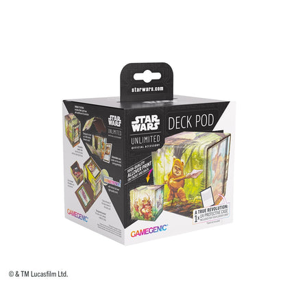 Gamegenic Star Wars: Unlimited Ewoks Deck Pod in Hexafyber Material - View 6