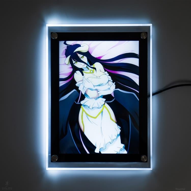 Otaku Lamps Overlord Albedo LED Poster Light Display (10-Inch) - View 3
