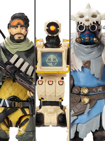 Jakks Pacific Apex Legends 6-Inch Scale Series 3 Set of 3 Action Figures