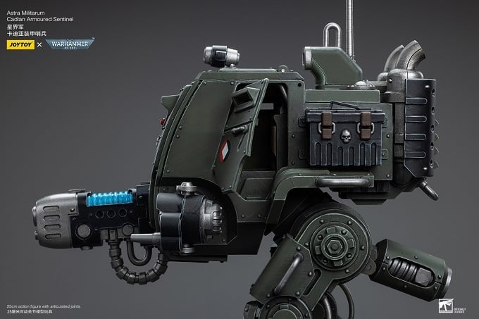JoyToy Warhammer 40K Astra Militarum Cadian Armoured Sentinel 1/18 Scale Plastic Action Figure - View 12