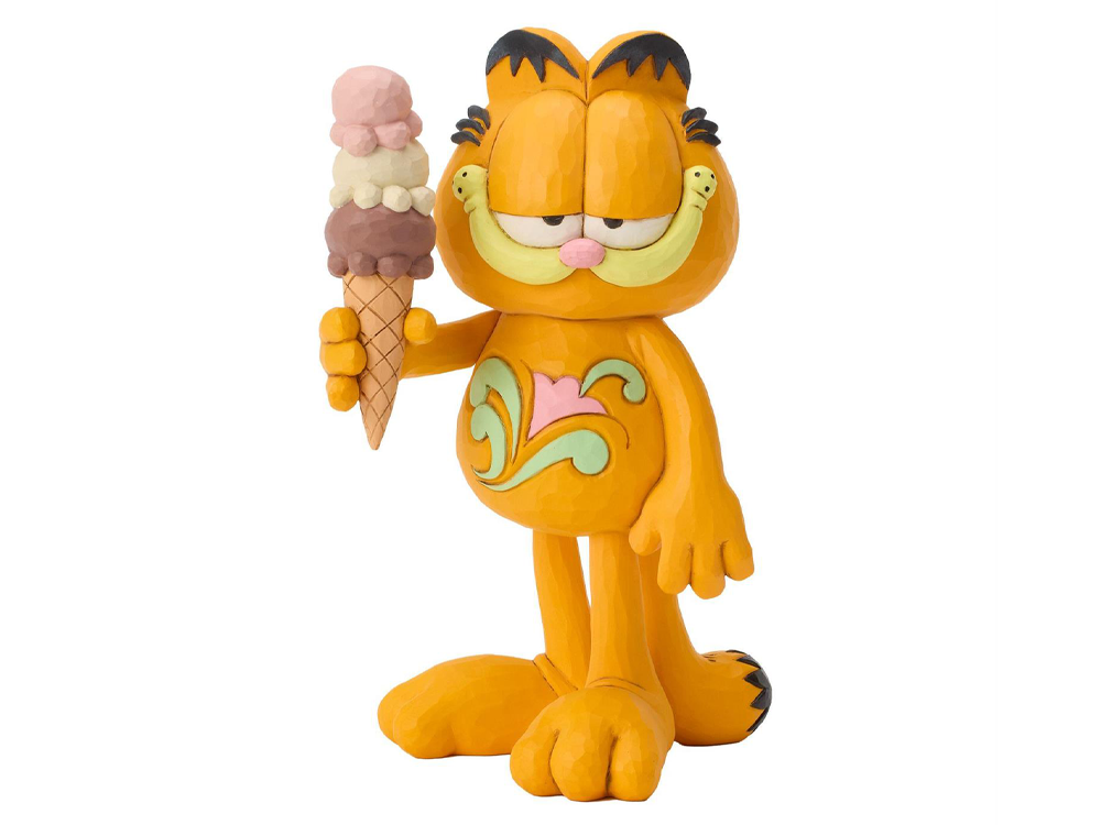 Enesco Jim Shore Garfield with Ice Cream Figurine 7-Inch - View 2