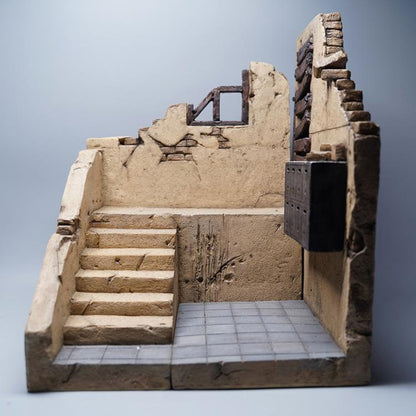 Twelve World Military Encampment 1/12 Scale Resin Diorama Base - View 4