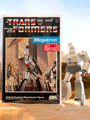 Super7 Transformers Deluxe Megatron (VHS) DX Deluxe Action Figure