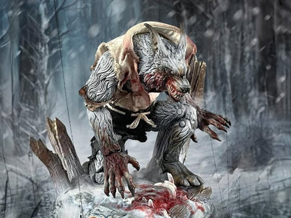 COO Model Palmtop Monsters Snowfield Slaughter Bloody White Werewolf Deluxe Ver. 1/12 Scale Figure - View 2