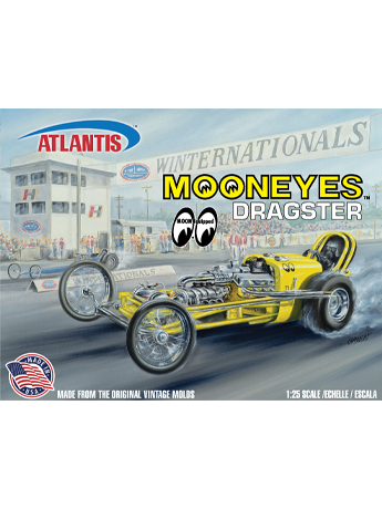 Atlantis Toy & Hobby Mooneyes Dragster 1/25 Scale Plastic Model Kit