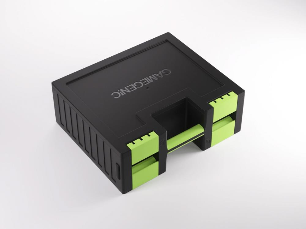 Gamegenic Game Castle (Black/Green) Storage Box for Board Games - View 8