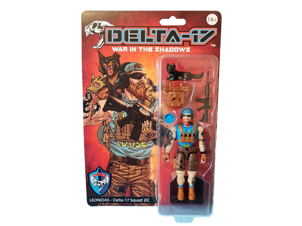 5by5 Toys Delta-17: War in the Shadows Leonidas Action Figure - View 2