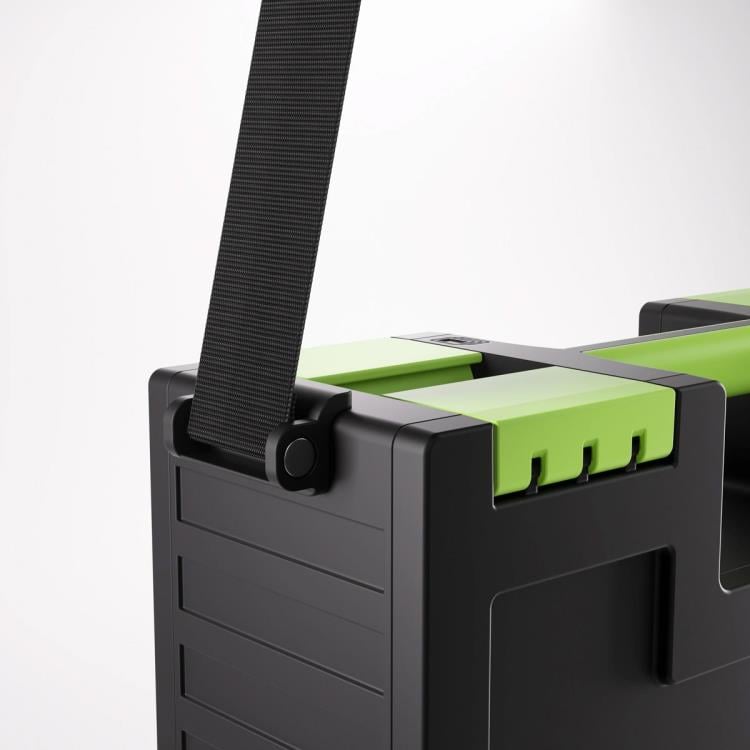 Gamegenic Game Castle (Black/Green) Storage Box for Board Games - View 5