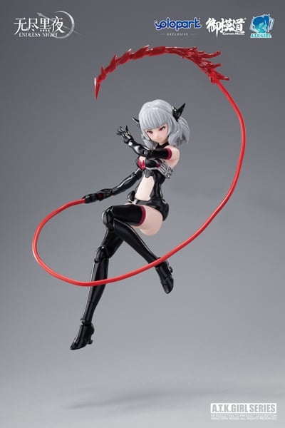 Eastern Model A.T.K. Girl Endless Night Vampire Camilla 1/12 Scale Model Kit, 6.69-Inch - View 29