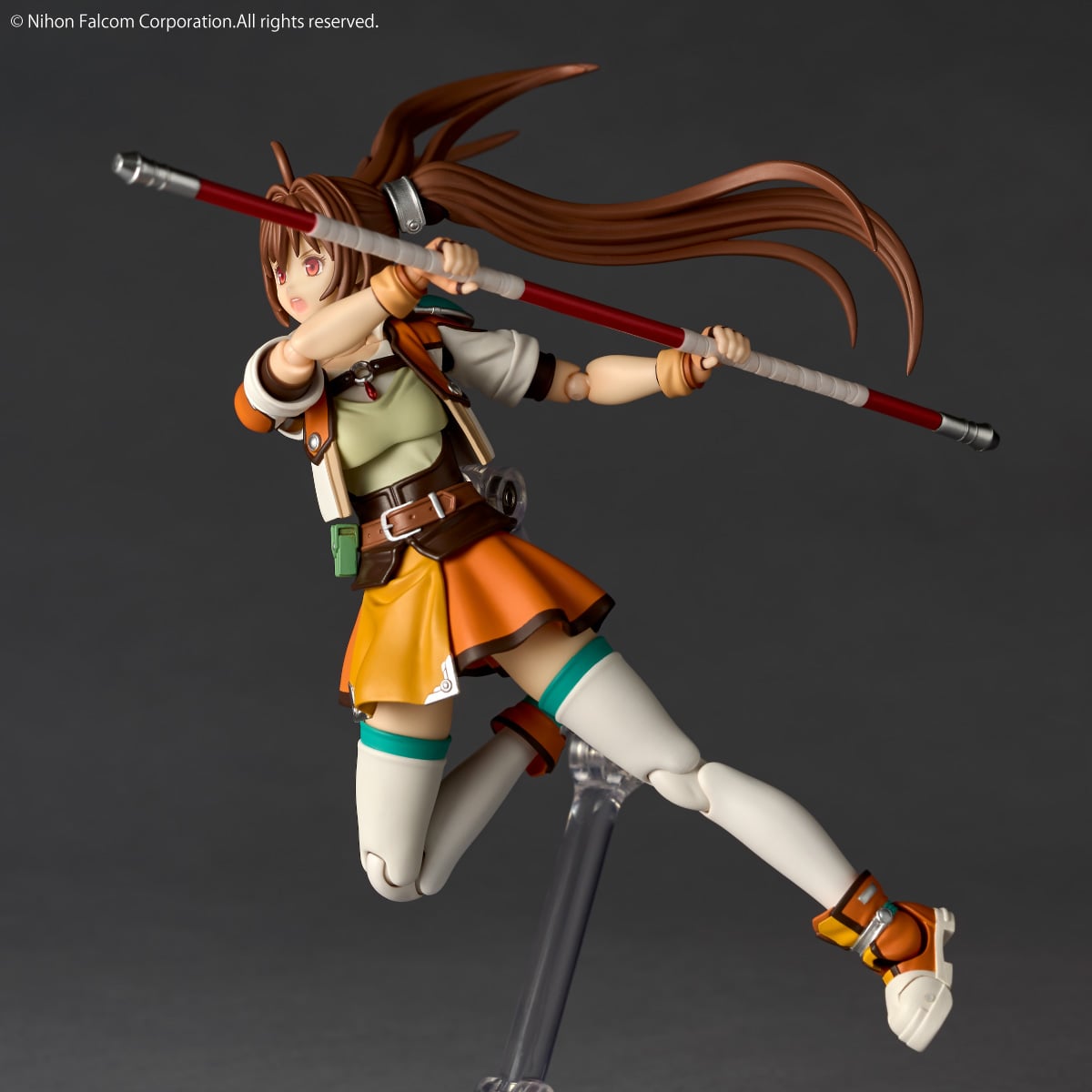 Kaiyodo The Legend of Heroes: Trails in the Sky Revoltech NR127 Estelle Bright (Trails in the Sky 2nd Chapter Ver.) Action Figure - View 6