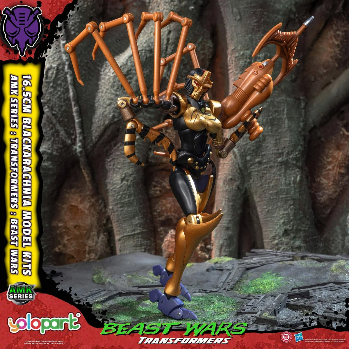 Yolopark Transformers: Beast Wars AMK Series Blackarachnia 6.5-Inch Model Kit - View 20