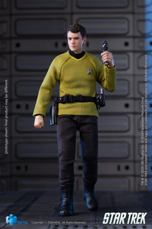 Hiya Toys Star Trek 2009 Exquisite Super Series Pavel Chekov 1/12 Scale PX Previews Exclusive Action Figure - View 5