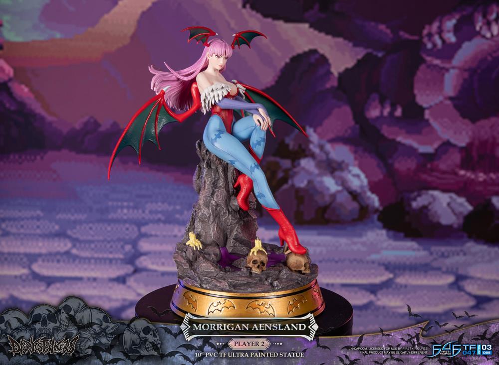 First 4 Figures Darkstalkers Morrigan Aensland True Form Ultra (Player 2 Variant) 7.7-Inch PVC Statue - View 13