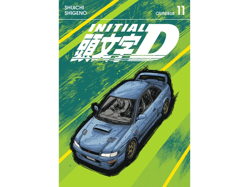 Kodansha Initial D Omnibus 11 Book Featuring Takumi Fujiwara