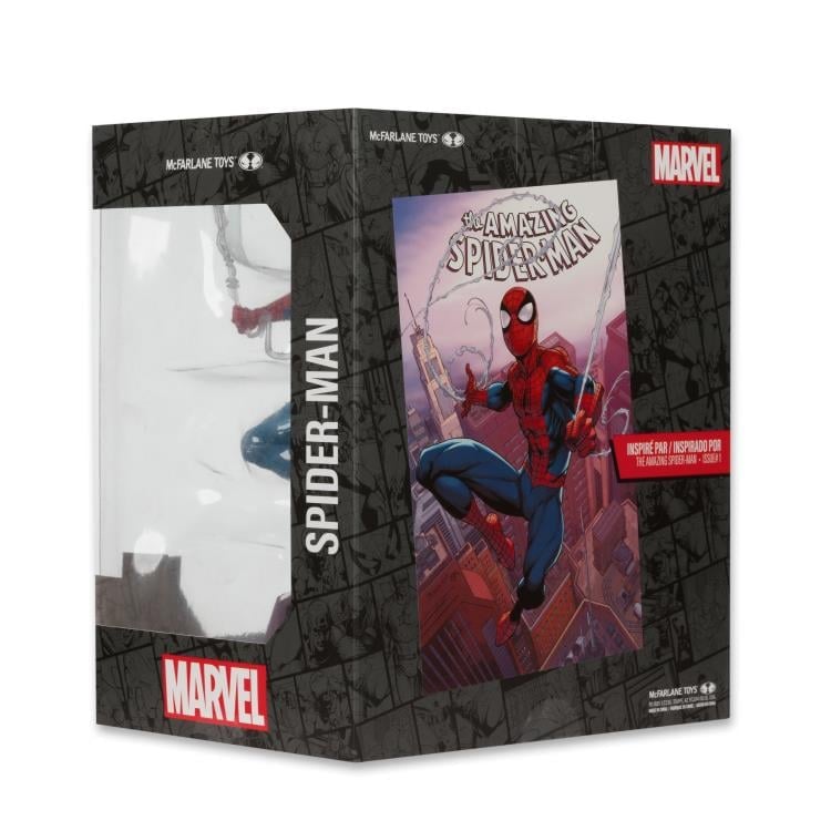 McFarlane Toys Marvel Comics Spider-Man (The Amazing Spider-Man #1) 1/10 Scale Action Figure - View 9