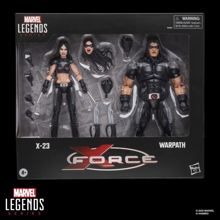 Hasbro Marvel Legends X-Force Warpath and X-23 Action Figure Two-Pack - View 19