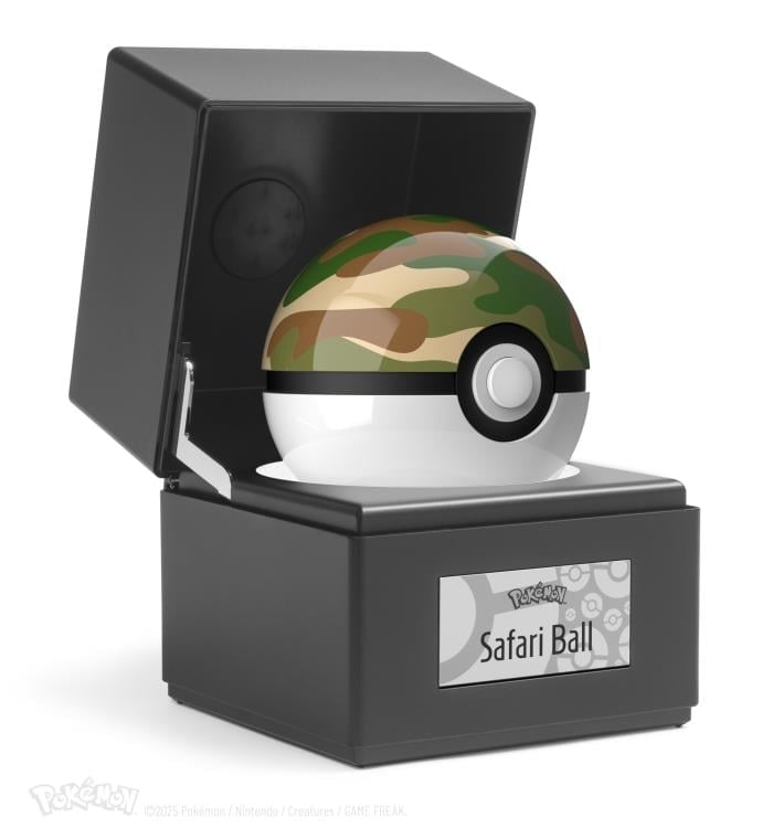 The Wand Company Pokemon Electronic Safari Ball Replica in Metal - View 5