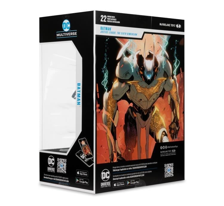 McFarlane Toys DC Multiverse Justice League: The Sixth Dimension Batman (Final Suit) Mega Action Figure - View 13