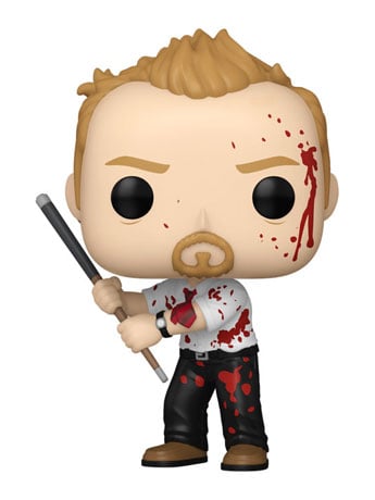 Funko Pop! Movies #1660 Shaun of the Dead Shaun with Pool Cue Specialty Series Chase Vinyl Figure