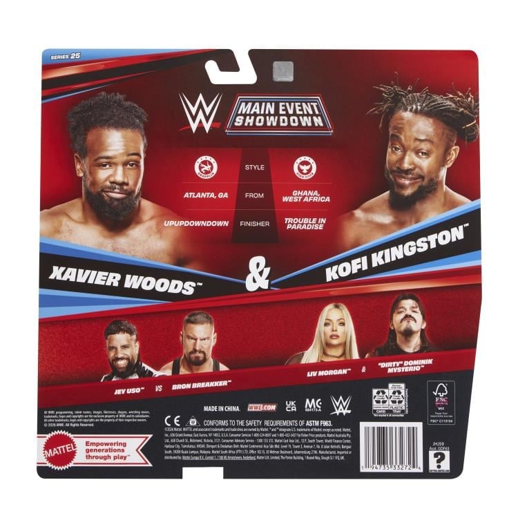 Mattel WWE Championship Showdown Series 25 Kofi Kingston and Xavier Woods Two-Pack - View 8