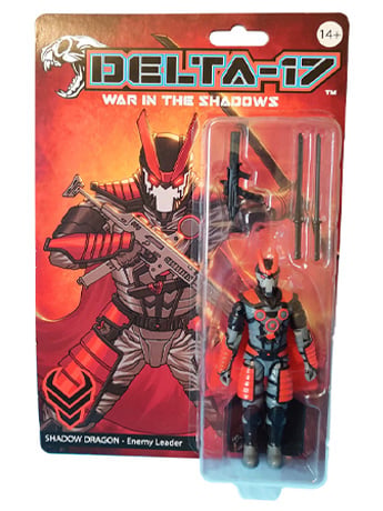5by5 Toys Delta-17: War in the Shadows Dark Shadows Shadow Dragon Action Figure