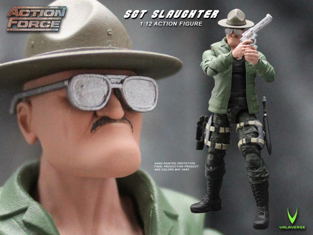 Valaverse Action Force Sgt. Slaughter 1/12 Scale 6-Inch Plastic Figure - View 3