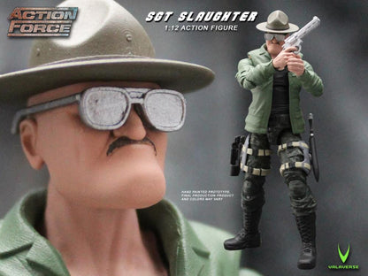 Valaverse Action Force Sgt. Slaughter 1/12 Scale 6-Inch Plastic Figure - View 3