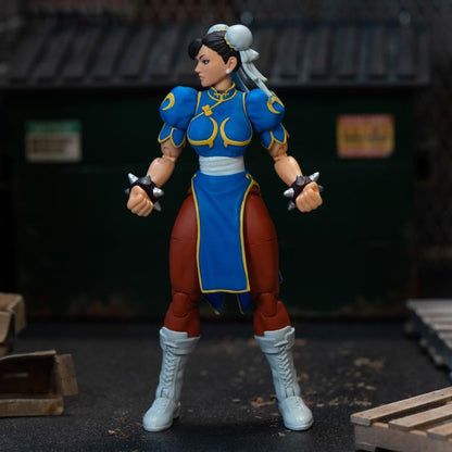 Jada Toys Street Fighter Chun-Li 1/12 Scale 5.75-Inch Plastic Action Figure - View 5