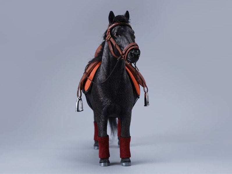 JxK.Studio Little Shetland Pony with Bangs Solid Black Ver. Resin Figure (7.4-Inch) - View 5