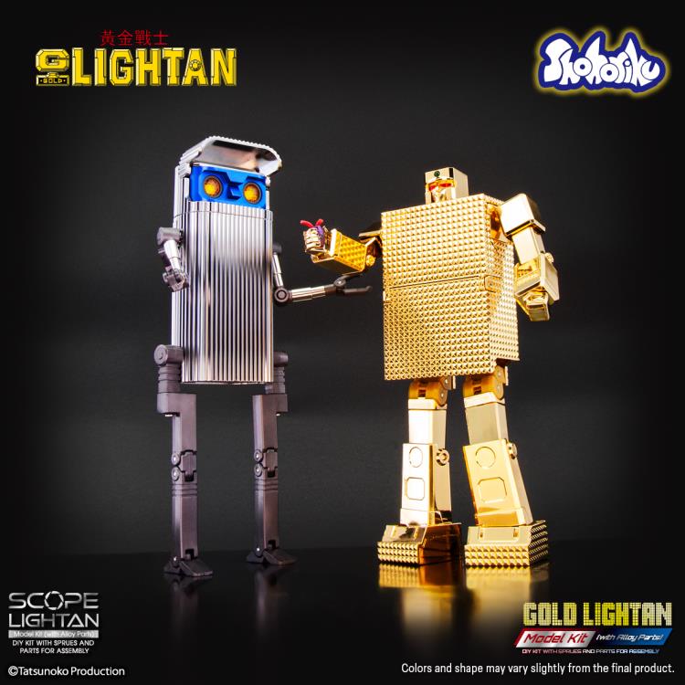 Shohoriku Golden Warrior Gold Lightan Scope Lightan Model Kit, 5.9-Inch - View 20