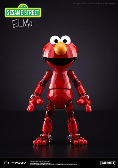 Blitzway Sesame Street Carbotix Elmo Action Figure, 6.7-Inch ABS and Die-Cast - View 5