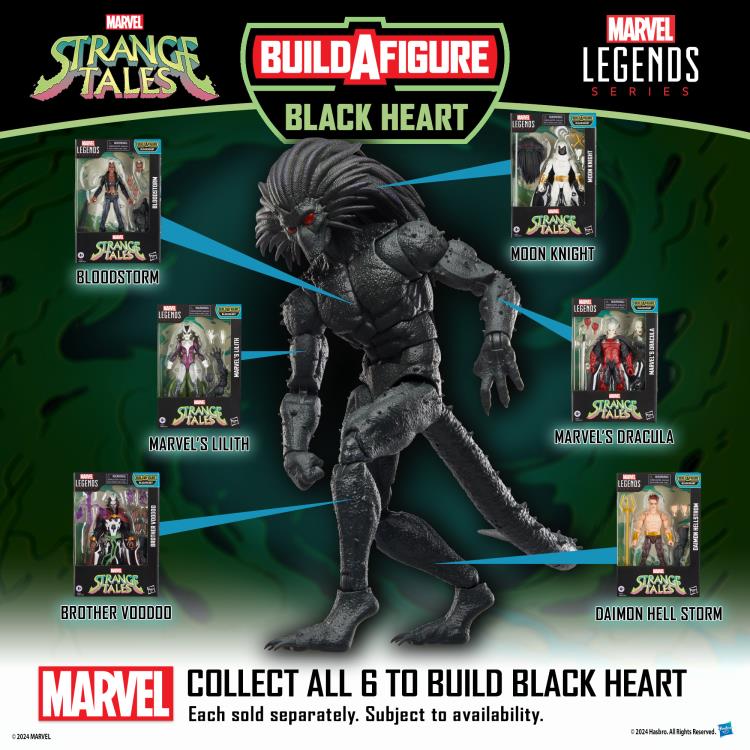 Hasbro Marvel Legends Strange Tales Marvel's Dracula Action Figure (Blackheart BAF) - View 12
