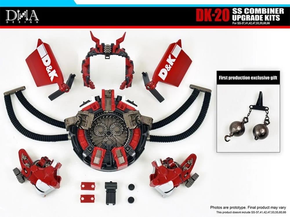 DNA Design DK-20 Upgrade Kit (Reissue) with Gift Plastic Model Accessory Set - View 3