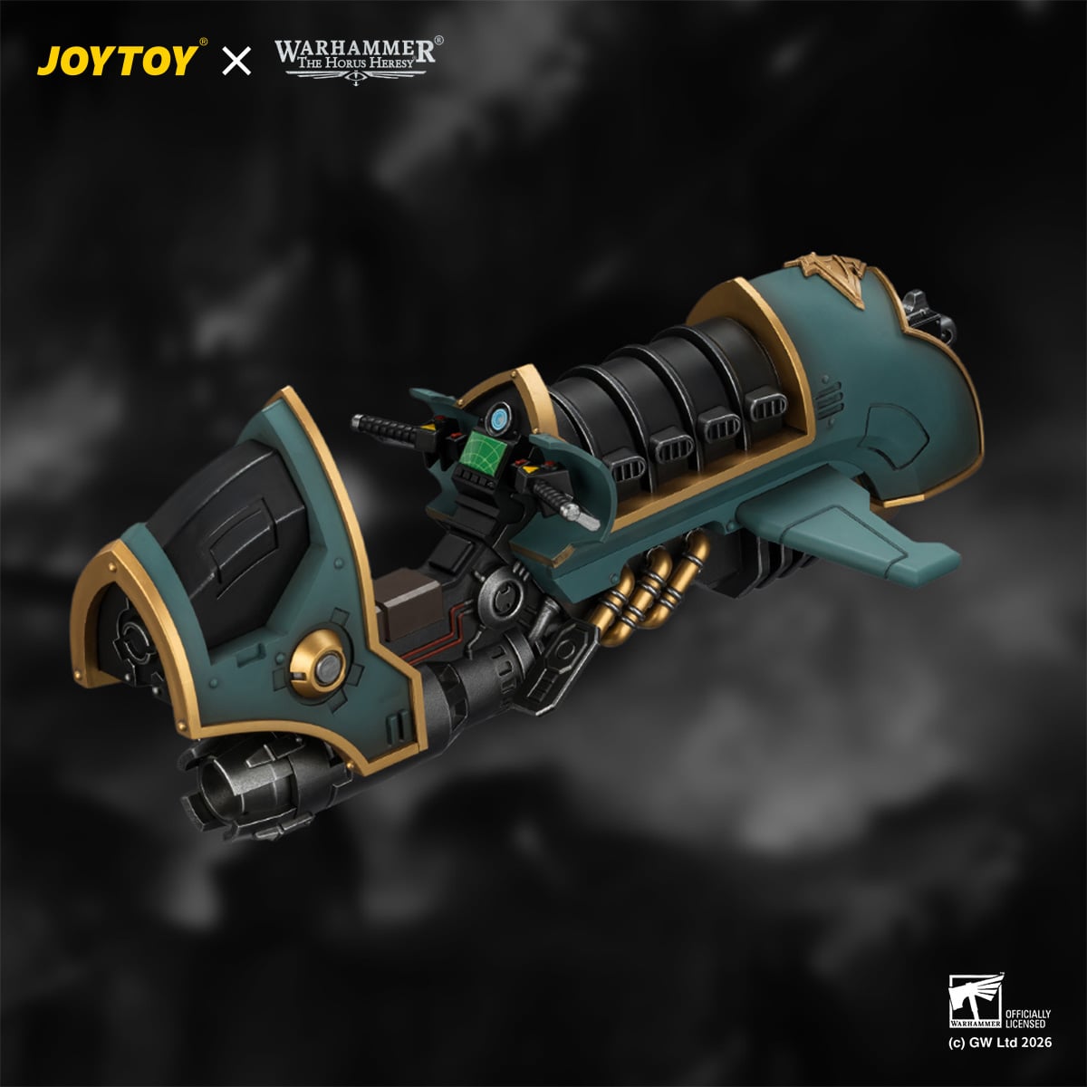 JoyToy Warhammer The Horus Heresy Sons of Horus Legion Scimitar Jetbike with Heavy Bolter 1/18 Scale Vehicle - View 27
