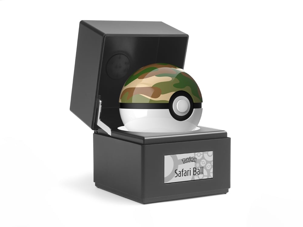 The Wand Company Pokemon Electronic Safari Ball Replica in Metal - View 2
