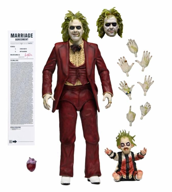 NECA Beetlejuice Beetlejuice Ultimate Red Tuxedo Beetlejuice 7-Inch Action Figure - View 11